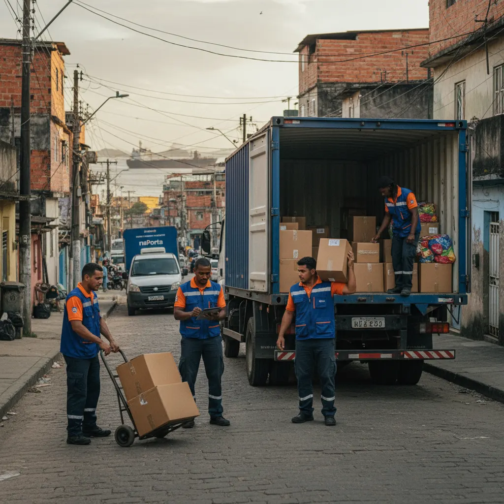 Imagem ilustrativa: Expansão Logística: NaPorta Mirada em Comunidades do Rio e São Paulo