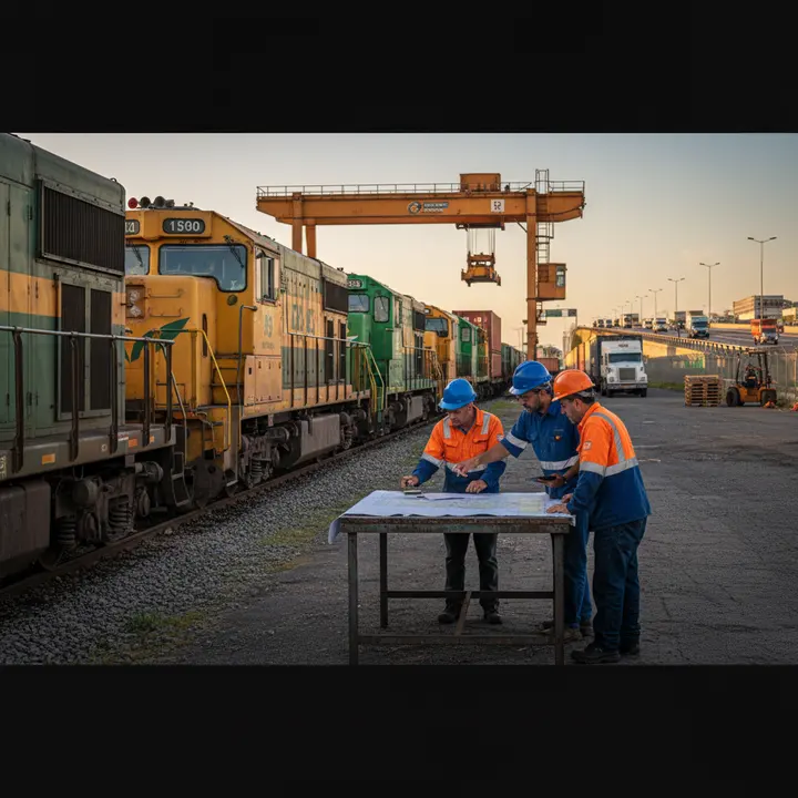 Imagem ilustrativa: Ferrovia de Carga no Pátio: Leilão Histórico Aproxima-se