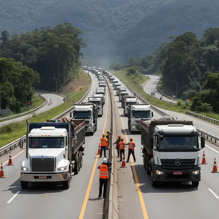 Imagem ilustrativa: Nova Serra das Araras: 4 km liberados para tráfego
